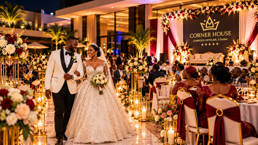 Le Corner House accueille une élégante cérémonie de mariage